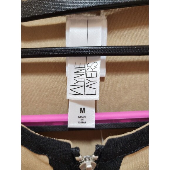 Wynne Layers Medium Beige Jacket Piping Utility Khaki Lightweight Safari Minimal - Picture 9 of 16